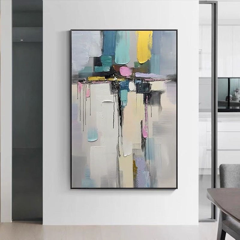 Obra de arte abstracto Sacro 2 óleo sobre lienzo Marte Gallery Llanogrande