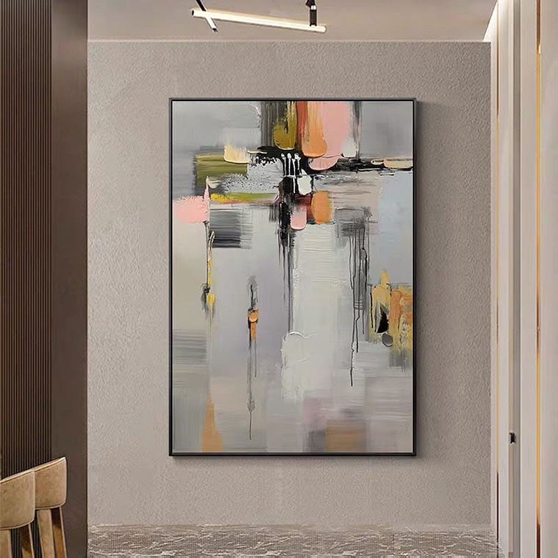 Obra de arte abstracto Sacro 1 óleo sobre lienzo Marte Gallery Llanogrande
