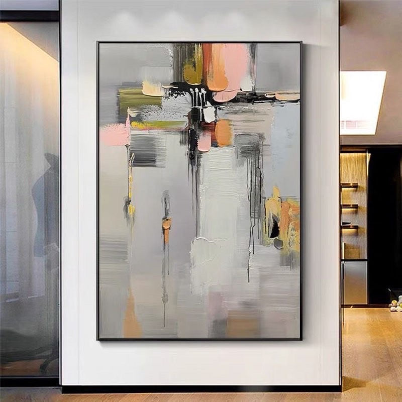 Obra de arte abstracto Sacro 1 óleo sobre lienzo Marte Gallery Llanogrande