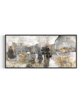 Obra de arte abstracto Saturno óleo sobre lienzo Marte Gallery Llanogrande