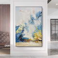 Obra de arte abstracto Tidal Wave óleo sobre lienzo Marte Gallery Llanogrande