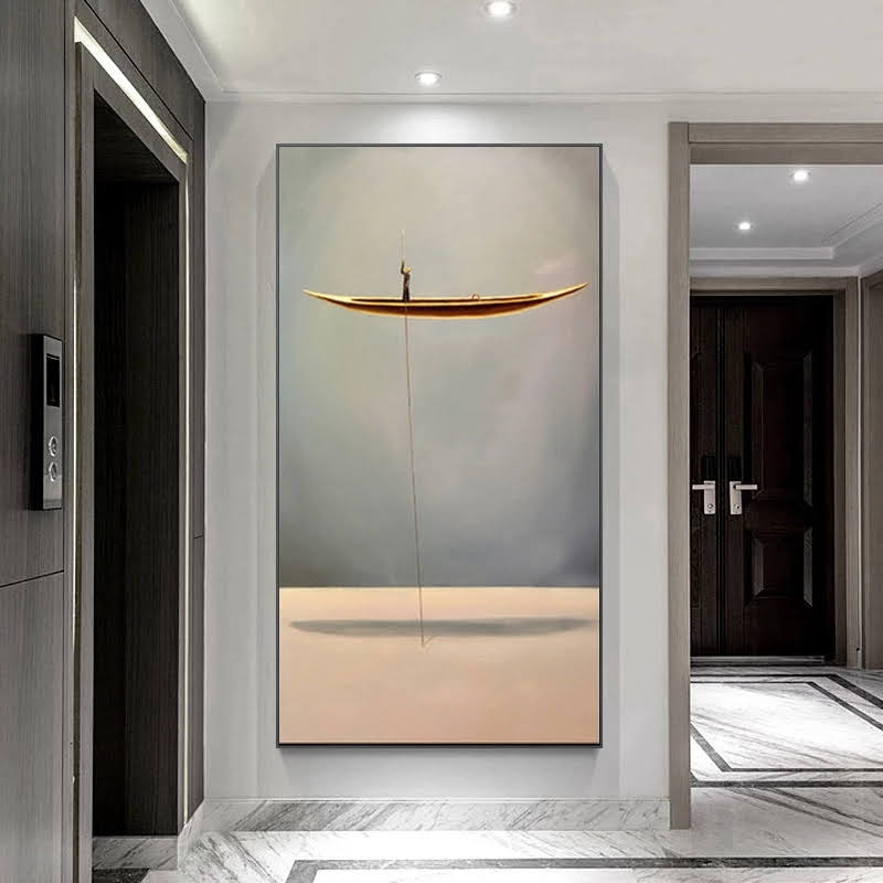 Obra de arte figurativo Travel óleo sobre lienzo Marte Gallery Llanogrande