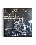 Obra de arte abstracto The Board óleo sobre lienzo Marte Gallery Llanogrande