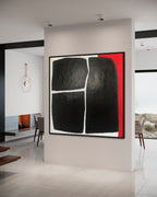 Obra de arte abstracto Way out óleo sobre lienzo Marte Gallery Llanogrande