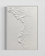 Obra de arte abstracto White Texture 10 óleo sobre lienzo Marte Gallery Llanogrande