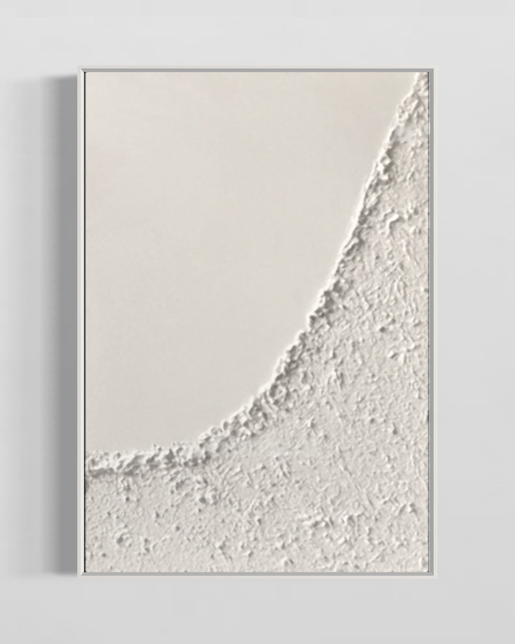 Obra de arte abstracto White Texture 6 óleo sobre lienzo Marte Gallery Llanogrande