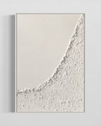 Obra de arte abstracto White Texture 6 óleo sobre lienzo Marte Gallery Llanogrande