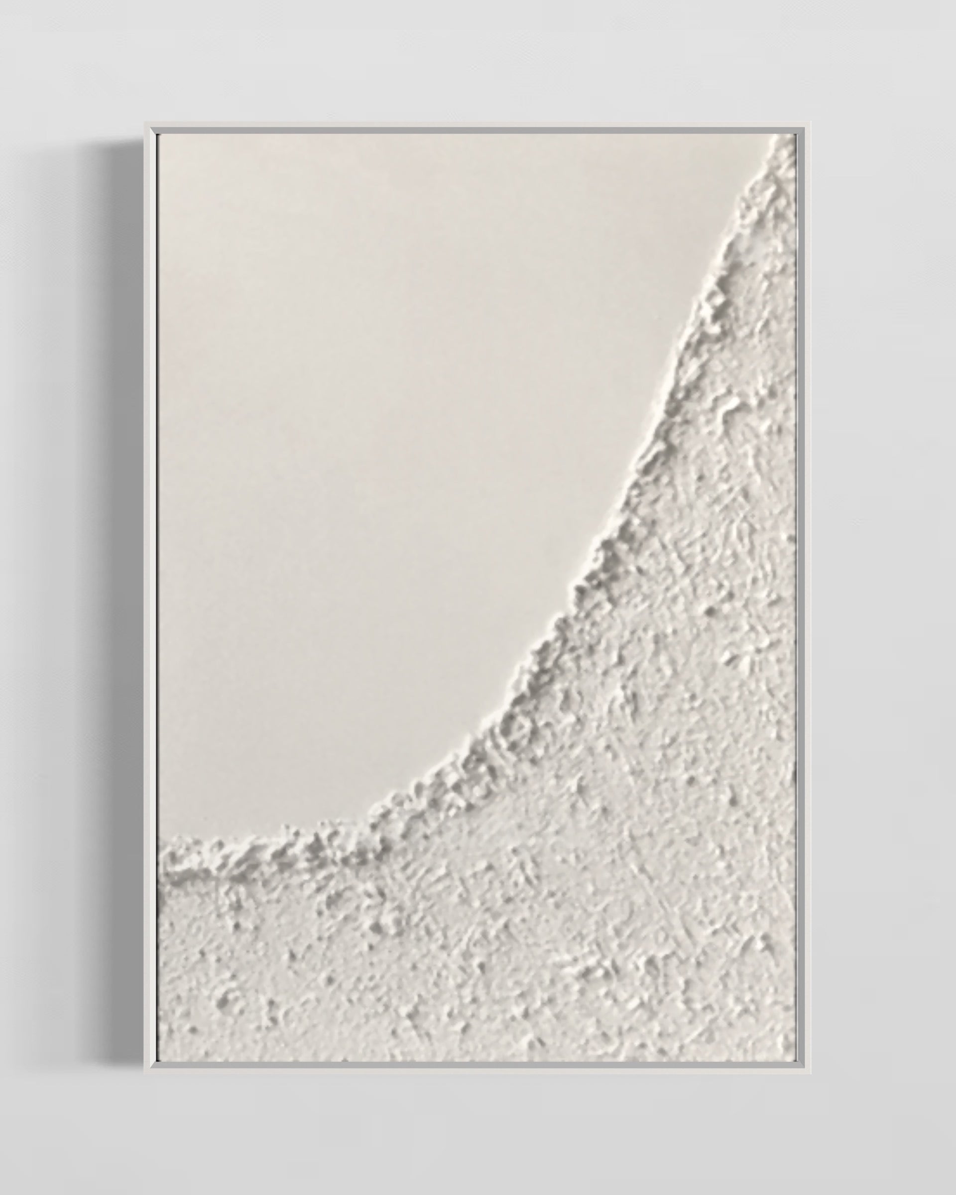 Obra de arte abstracto White Texture 6 óleo sobre lienzo Marte Gallery Llanogrande