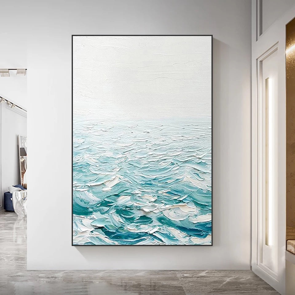 Obra de arte figurativo Breeze óleo sobre lienzo Marte Gallery Llanogrande