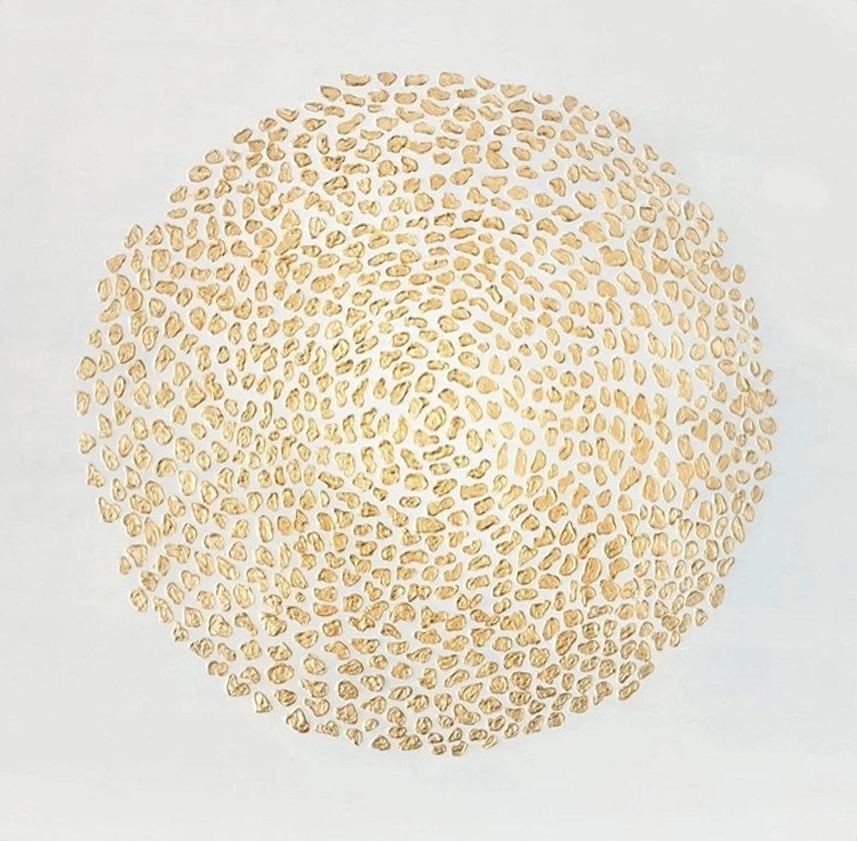 Obra de arte abstracto Circle Of Life óleo sobre lienzo Marte Gallery Llanogrande