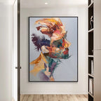Obra de arte figurativo Colored Thoughts óleo sobre lienzo Marte Gallery Llanogrande