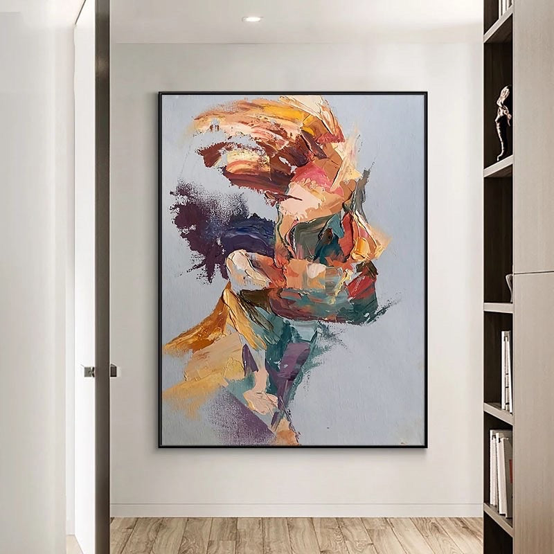 Obra de arte figurativo Colored Thoughts óleo sobre lienzo Marte Gallery Llanogrande