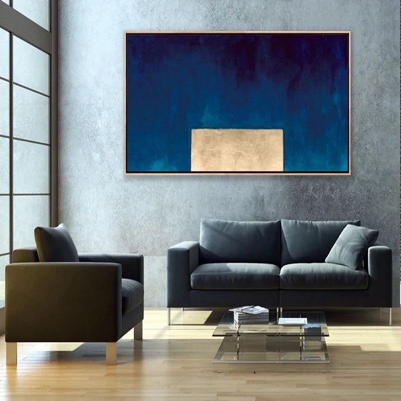 Obra de arte abstracto Meditation óleo sobre lienzo Marte Gallery Llanogrande