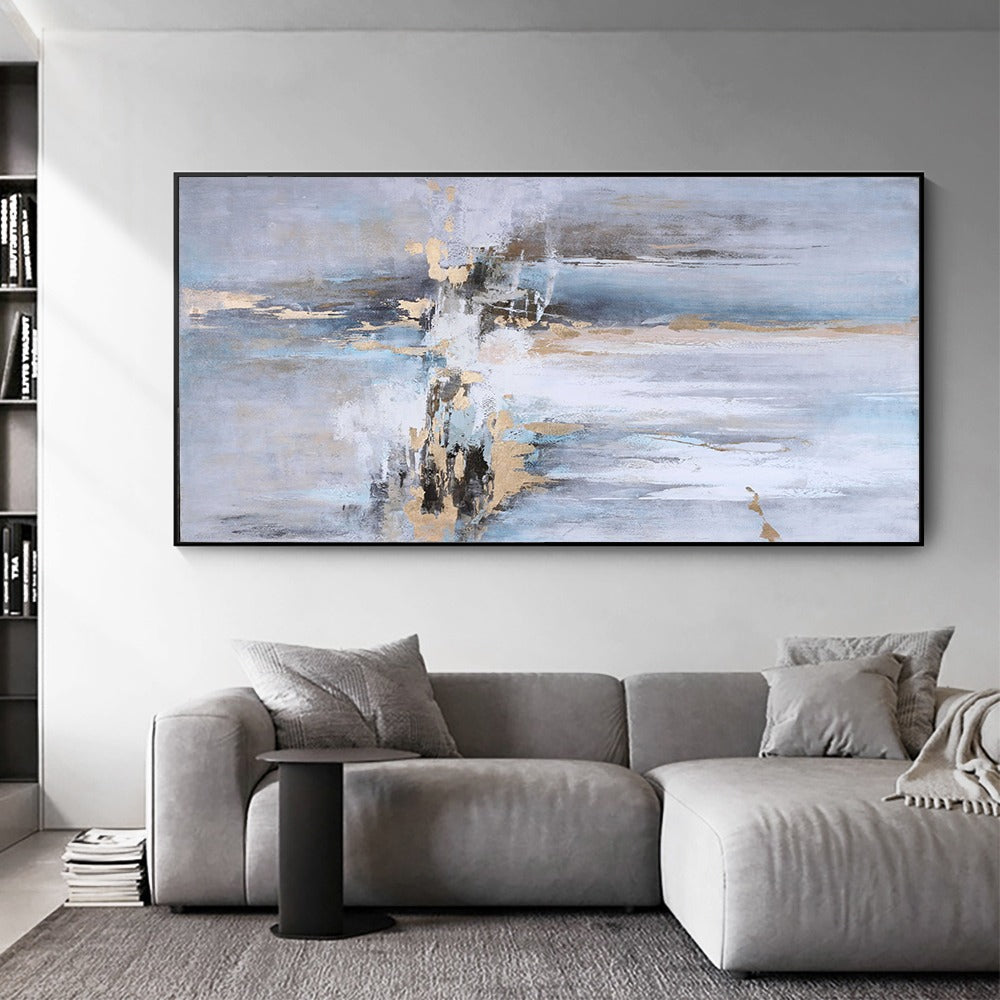 Obra de arte abstracto Oasis óleo sobre lienzo Marte Gallery Llanogrande
